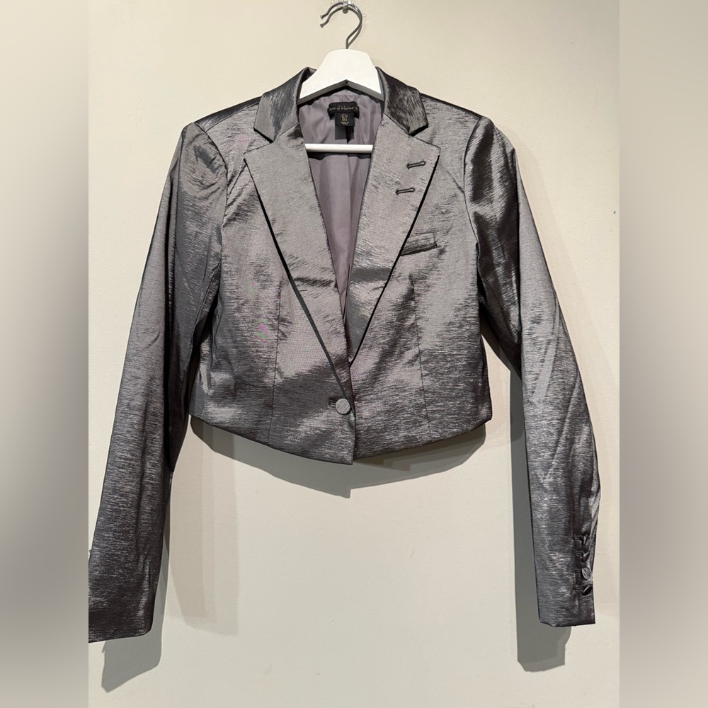 House of Harlow 1960 blazer cropped jacket top women size S